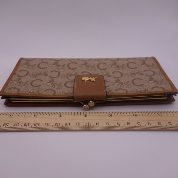 Vintage Celine Paris Made in Italy Wallet with Horse and Buggy - Picture 6 of 16